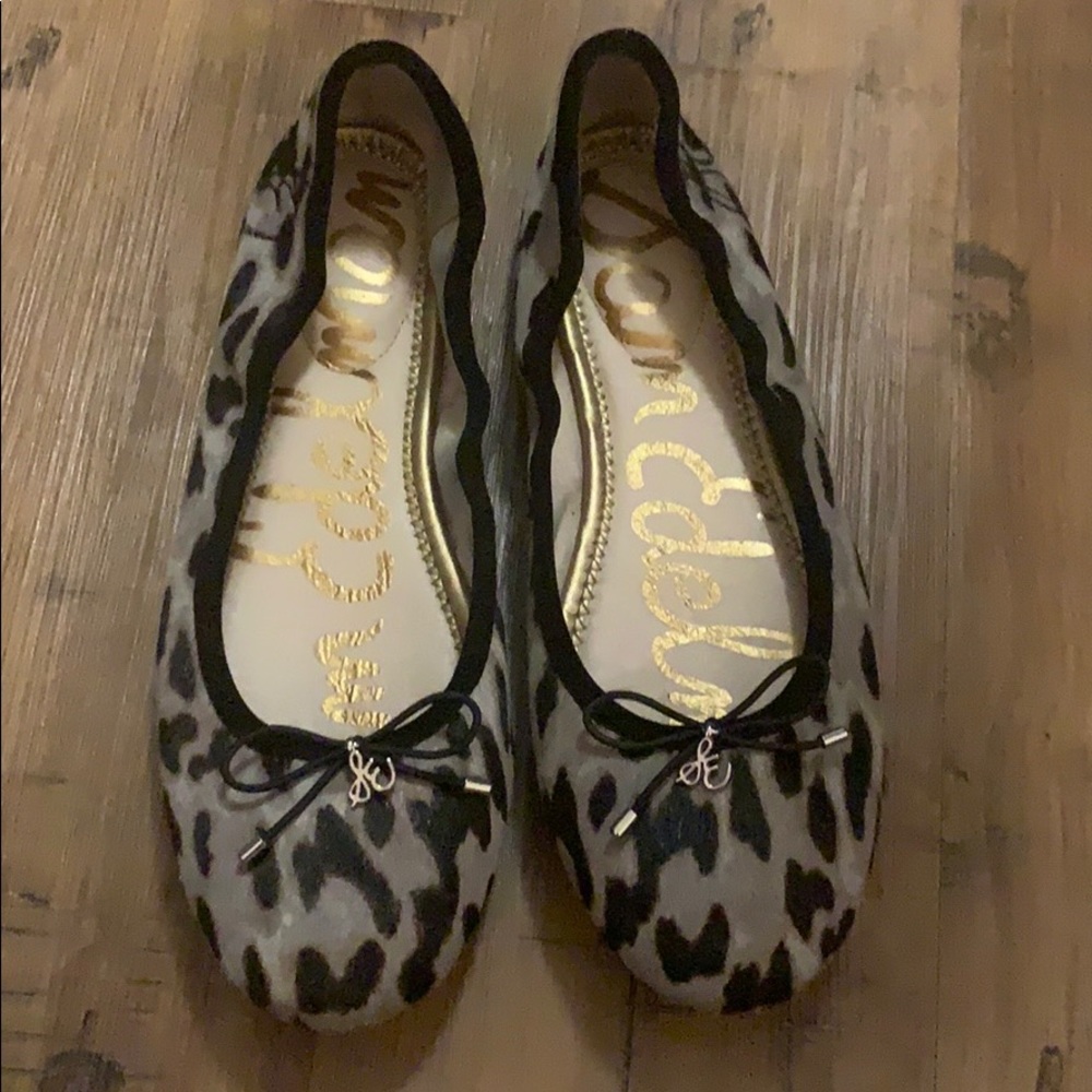Sam Edelman Leopard Ballet Flats 8.5